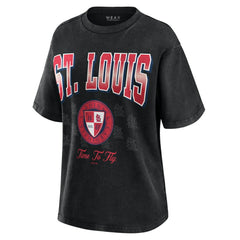 MLB St. Louis Cardinals WEAR by Erin Andrews Women's Oversized Boyfriend T-Shirt