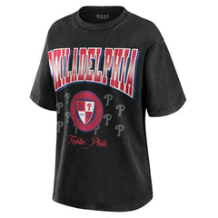 MLB Philadelphia Phillies WEAR by Erin Andrews Women's Oversized Boyfriend T-Shirt