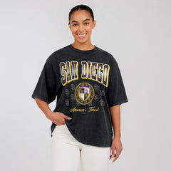 MLB San Diego Padres WEAR by Erin Andrews Women's Oversized Boyfriend T-Shirt
