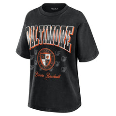 MLB Baltimore Orioles WEAR by Erin Andrews Women's Oversized Boyfriend T-Shirt