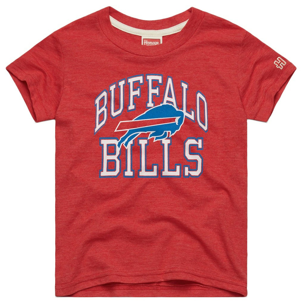 Homage Youth Arch Tri-Blend T-Shirt - Buffalo Bills