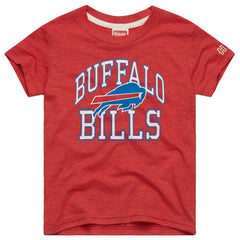 Homage Youth Arch Tri-Blend T-Shirt - Buffalo Bills