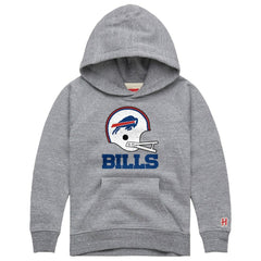 Homage Youth Big Helmet Tri-Blend Hoodie - Buffalo Bills