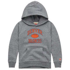 Homage Youth Gridiron Tri-Blend Hoodie - Denver Broncos