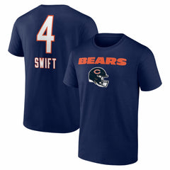 D'Andre Swift Team Wordmark T-Shirt - Chicago Bears