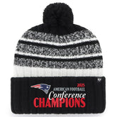 '47 2025 AFC s Tavern Cuffed Knit Hat with Pom - New England Patriots