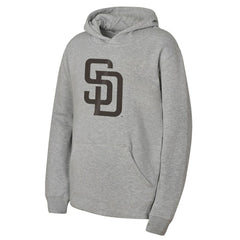 MLB San Diego Padres Outerstuff Youth Primary Logo Fleece Hoodie