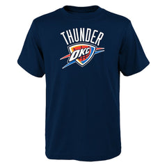 NBA Oklahoma City Thunder Outerstuff Youth Primary Logo T-Shirt