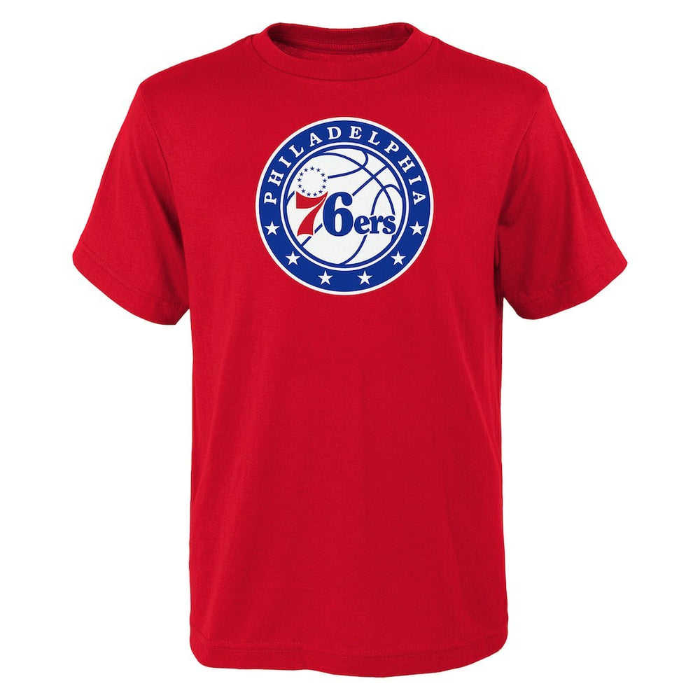 NBA Philadelphia 76ers Outerstuff Youth Primary Logo T-Shirt