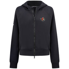 NHL Black Ottawa Senators Levelwear Women's Judd Raglan Full-Zip Hoodie