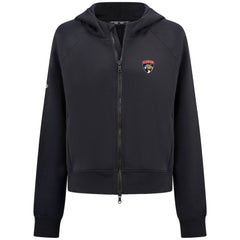 NHL Black Florida Panthers Levelwear Women's Judd Raglan Full-Zip Hoodie
