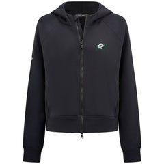 NHL Black Dallas Stars Levelwear Women's Judd Raglan Full-Zip Hoodie