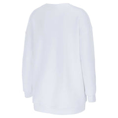 vs. Seattle Seahawks WEAR by Erin Andrews Women's Super Bowl LX Matchup Sweatshirt - New England Patriots