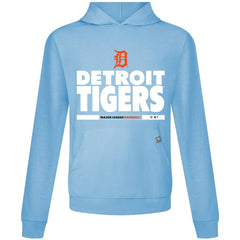 MLB Detroit Tigers Levelwear Relay Center Stage Long Sleeve Hooded T-Shirt