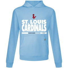 MLB St. Louis Cardinals Levelwear Relay Center Stage Long Sleeve Hooded T-Shirt