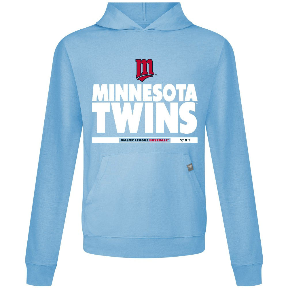 MLB Minnesota Twins Levelwear Relay Center Stage Long Sleeve Hooded T-Shirt