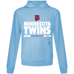 MLB Minnesota Twins Levelwear Relay Center Stage Long Sleeve Hooded T-Shirt