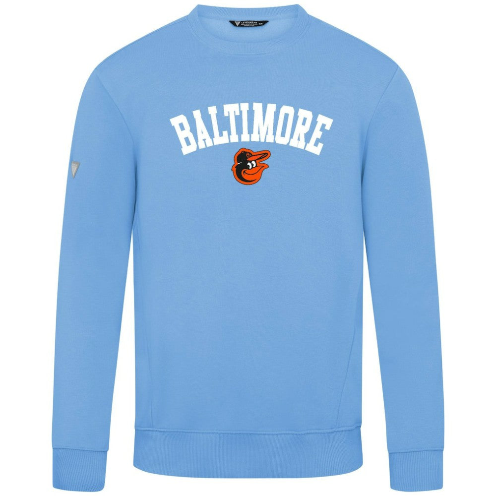 MLB Baltimore Orioles Levelwear Zane Felt Arch Pullover Sweatshirt