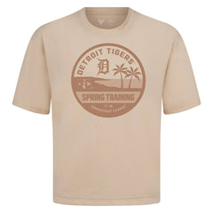 MLB Detroit Tigers Levelwear Spring Training Badge Luxe Signature Knit T-Shirt