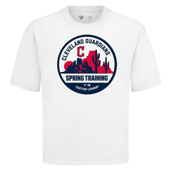 MLB Cleveland Guardians Levelwear Spring Training Badge Luxe Signature Knit T-Shirt