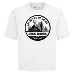 MLB Colorado Rockies Levelwear Spring Training Badge Luxe Signature Knit T-Shirt