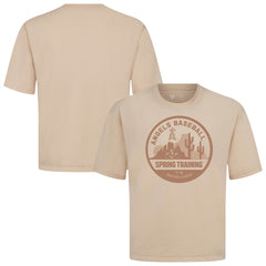 MLB Los Angeles Angels Levelwear Spring Training Badge Luxe Signature Knit T-Shirt