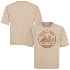 MLB Cincinnati Reds Levelwear Spring Training Badge Luxe Signature Knit T-Shirt