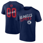 NBA LA Clippers Big & Tall Hustle Personalized Name & Number T-Shirt