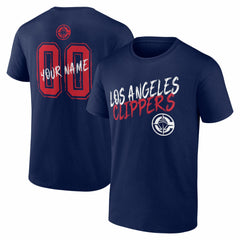 NBA LA Clippers Big & Tall Hustle Personalized Name & Number T-Shirt