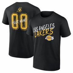 NBA Los Angeles Lakers Big & Tall Hustle Personalized Name & Number T-Shirt