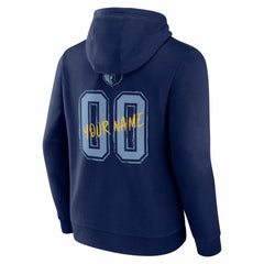NBA Memphis Grizzlies Big & Tall Hustle Personalized Name & Number Hoodie