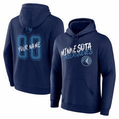 NBA Minnesota Timberwolves Big & Tall Hustle Personalized Name & Number Hoodie