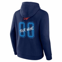 NBA Oklahoma City Thunder Big & Tall Hustle Personalized Name & Number Hoodie sale