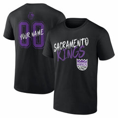 NBA Sacramento Kings Big & Tall Hustle Personalized Name & Number T-Shirt