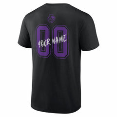 NBA Sacramento Kings Big & Tall Hustle Personalized Name & Number T-Shirt