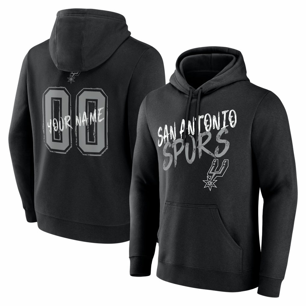 NBA San Antonio Spurs Big & Tall Hustle Personalized Name & Number Hoodie