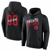 NBA Toronto Raptors Big & Tall Hustle Personalized Name & Number Hoodie