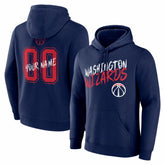 NBA Washington Wizards Big & Tall Hustle Personalized Name & Number Hoodie