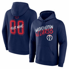 NBA Washington Wizards Big & Tall Hustle Personalized Name & Number Hoodie