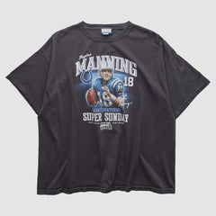 Payton Manning Super Bowl XLI Reebok 2000s T-shirt - Indianapolis Colts