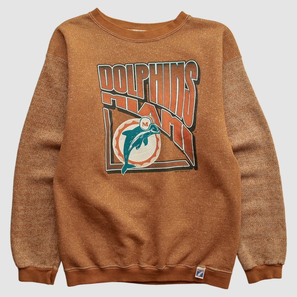 Logo 7 90s Pullover Sweatshirt - Miami Dolphins