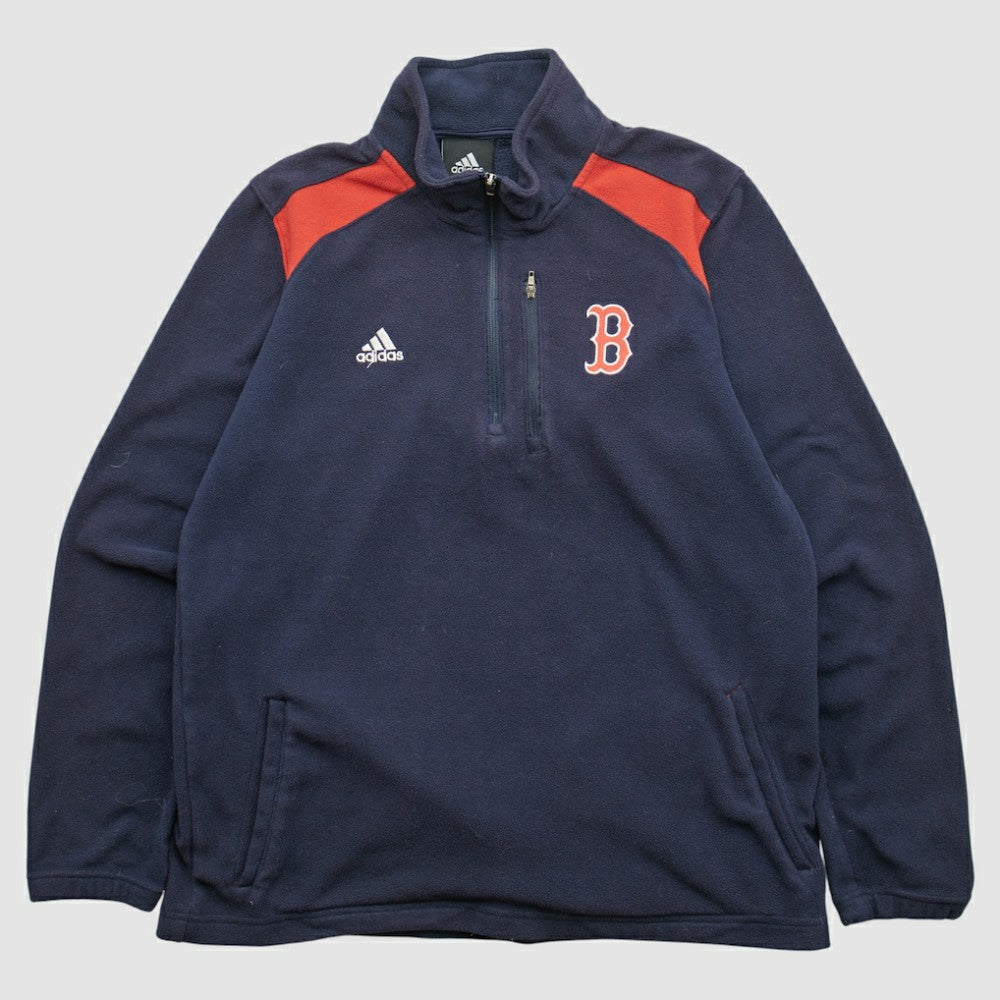 MLB Boston Red Sox Adidas 2010s 1/4 Zip Sweatshirt