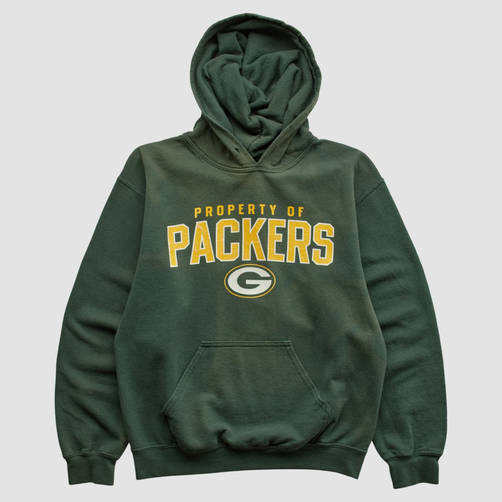 Reebok 2000s Hooded Pullover Sweatshirt - Green Bay Packers
