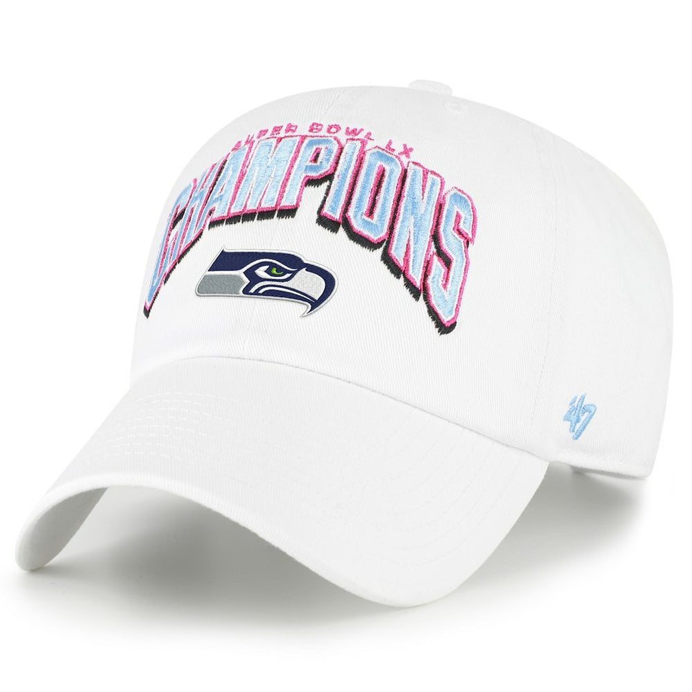 '47 Super Bowl LX s Side Patch Clean Up Adjustable Hat - Seattle Seahawks