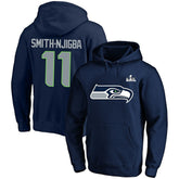 Jaxon Smith-Njigba Super Bowl LX Champions Big & Tall Name & Number Fleece Hoodie - Seattle Seahawks