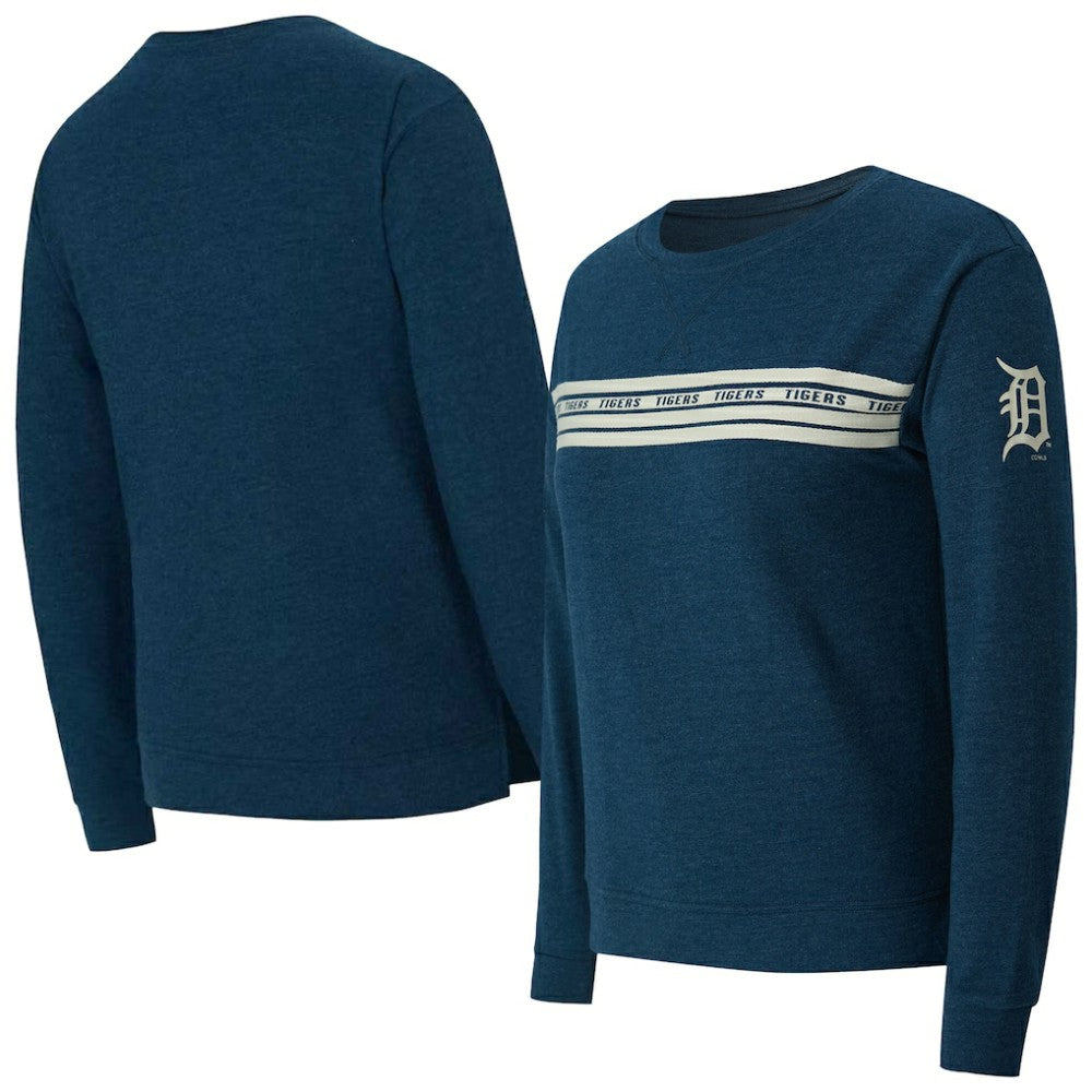 MLB Detroit Tigers Concepts Sport Women's Birch French Terry Long Sleeve T-Shirt