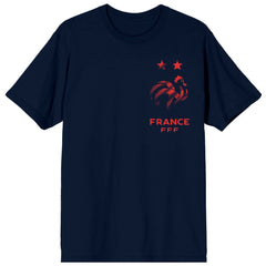 France National Team Vibrez Blues T-Shirt - Navy