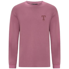 MLB Texas Rangers Levelwear Bridal Rose Luxe Signature Long Sleeve T-Shirt