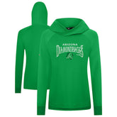 MLB Arizona Diamondbacks Levelwear Women's St. Patrick's Day Slender Raglan Hoodie
