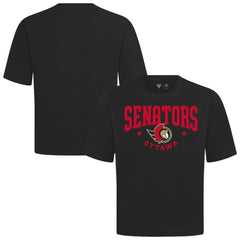 NHL Black Ottawa Senators Levelwear Luxe Signature Knit T-Shirt